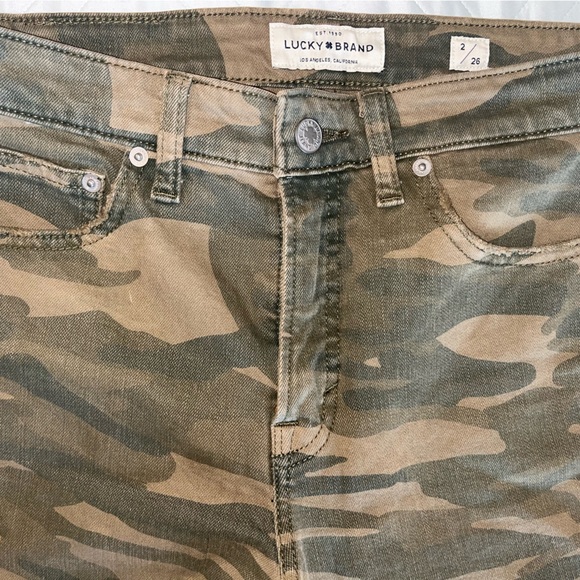 Lucky Brand Women’s Size 2 / 26 Camouflage Bridgette Crop Skinny Jeans - Picture 6 of 6